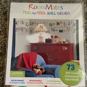 Room mates peel and stick wall decals - Alphabet